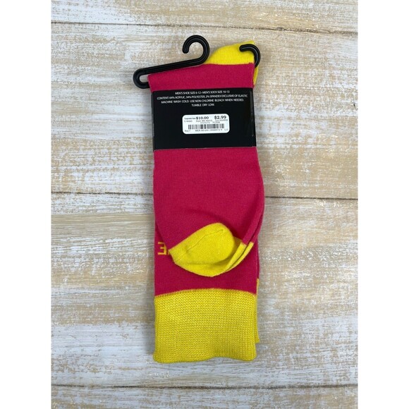 NEW Marc Ecko Cut & Sew Byte Me Men's Size 10-13 Socks - Picture 2 of 3